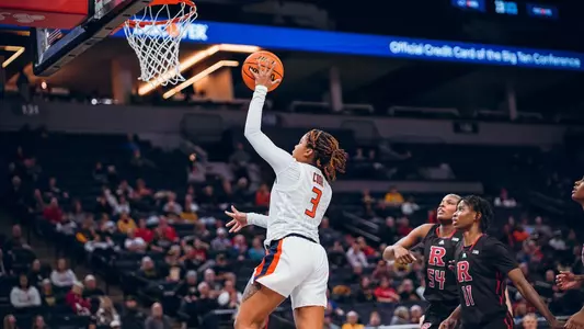 Makira Cook layup vs. Rutgers 2022-23