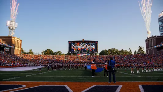 Memorial Stadium Fireworks
