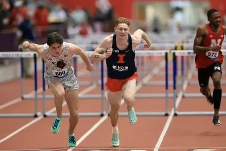 Bret Dannis at Big Ten Indoor Champs. 2.24.23