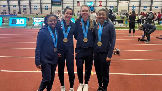 Women's 3rd place DMR Team Big Tens 2.24.23