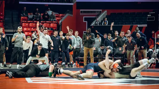 Danny Pucino pin vs. Purdue 1.14.23