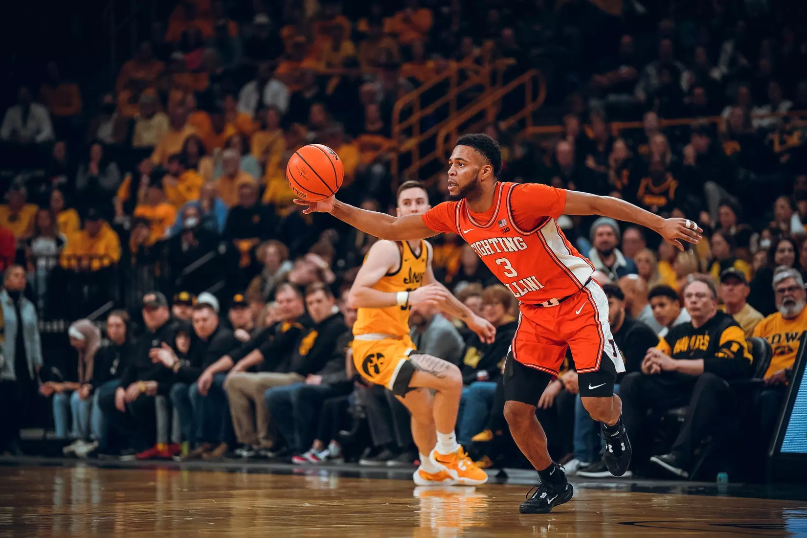 Illini men's basketball at Iowa, Saturday, Feb. 4, 2023 at Carver-Hawkeye Arena in Iowa City, Iowa.