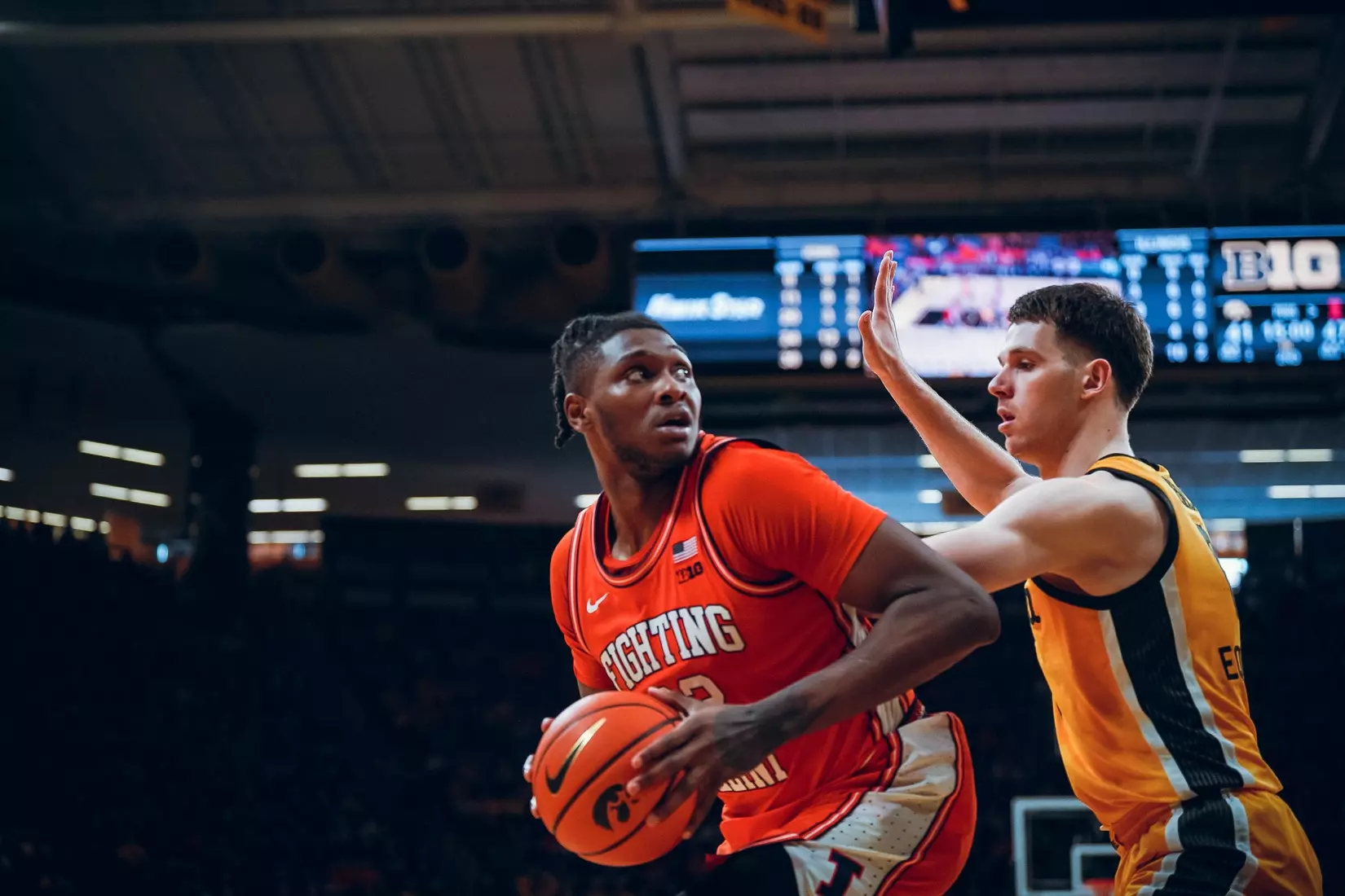 Illini men's basketball at Iowa, Saturday, Feb. 4, 2023 at Carver-Hawkeye Arena in Iowa City, Iowa.