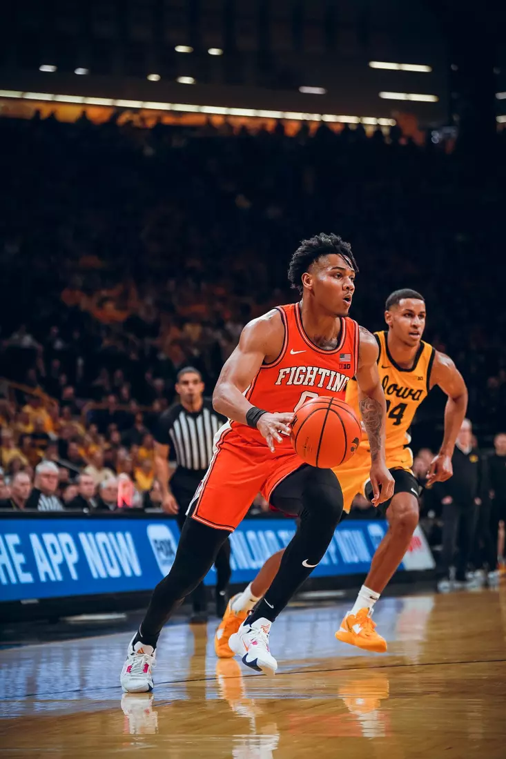Illini men's basketball at Iowa, Saturday, Feb. 4, 2023 at Carver-Hawkeye Arena in Iowa City, Iowa.