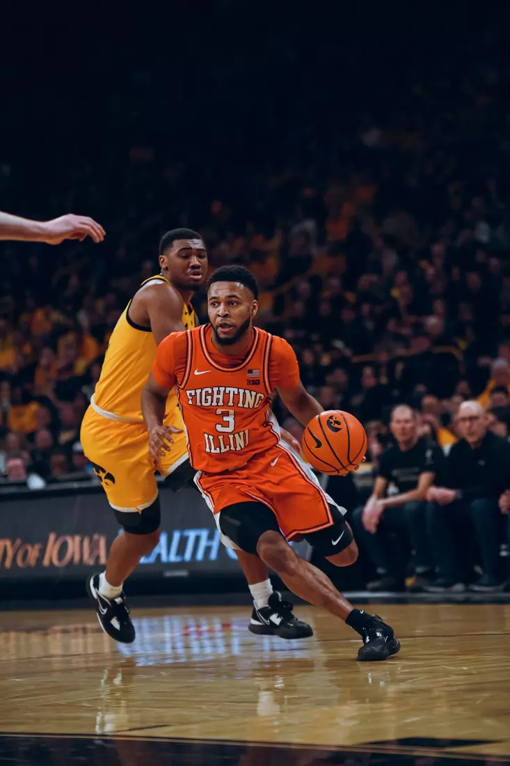 Illini men's basketball at Iowa, Saturday, Feb. 4, 2023 at Carver-Hawkeye Arena in Iowa City, Iowa.