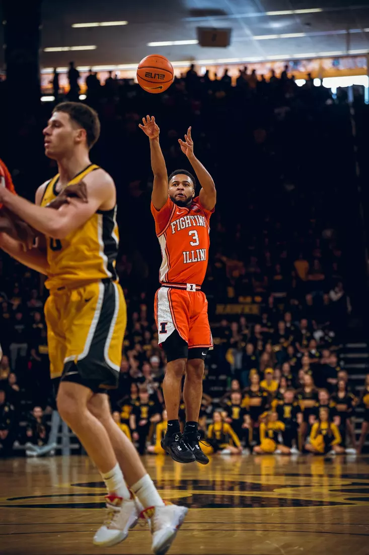 Illini men's basketball at Iowa, Saturday, Feb. 4, 2023 at Carver-Hawkeye Arena in Iowa City, Iowa.
