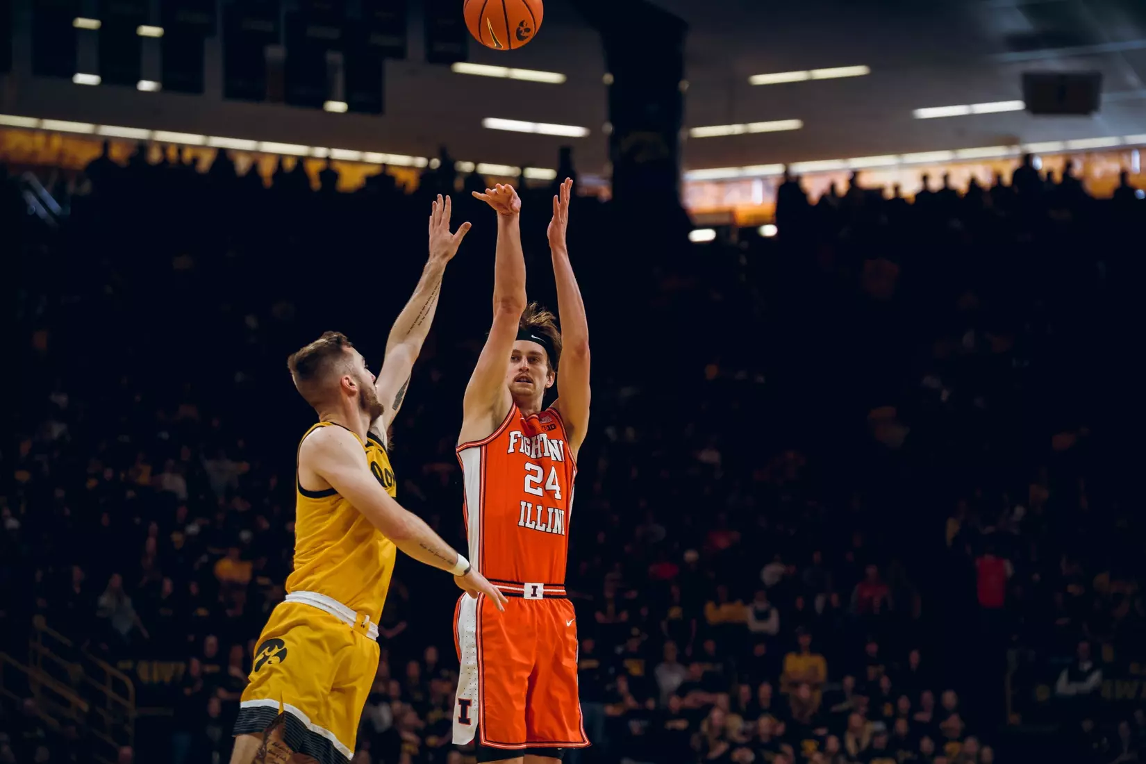 Illini men's basketball at Iowa, Saturday, Feb. 4, 2023 at Carver-Hawkeye Arena in Iowa City, Iowa.