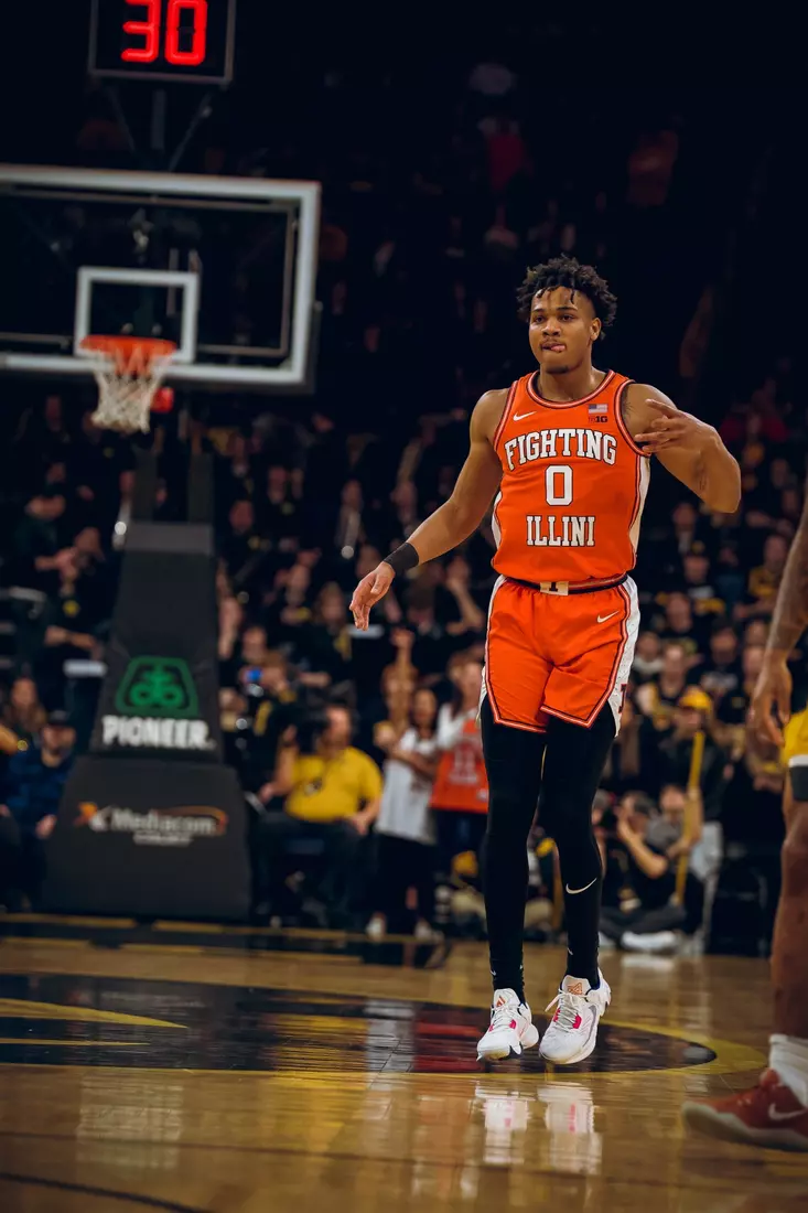 Illini men's basketball at Iowa, Saturday, Feb. 4, 2023 at Carver-Hawkeye Arena in Iowa City, Iowa.