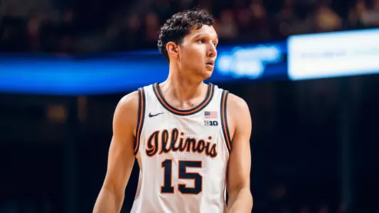 Image Taken At Illinois Fighting Illini vs Minnesota Golden Gophers Men’s Basketball Game, Williams Arena, University of Minnesota, Minneapolis, MN, Monday, January 16, 2023. Courtney Bay/Illinois Basketball