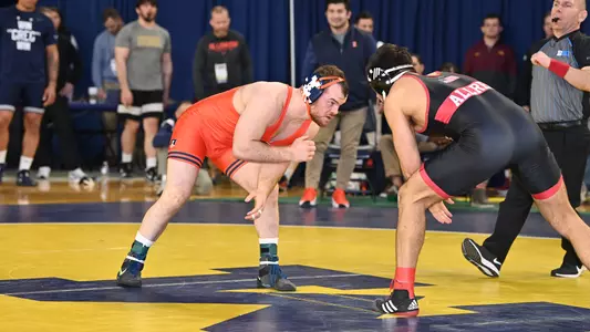Zac Braunagel at Big Ten Semifinals 3/4/23
