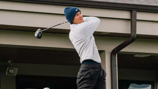 Adrien Dumont de Chassart at 2023 Fighting Illini Spring Collegiate (Leigh McGuirk)