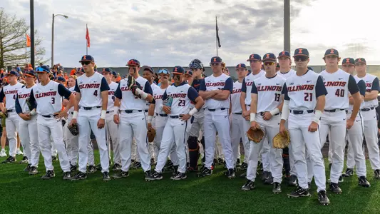 Illini Baseball Team Shot