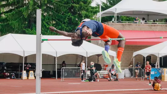 Alex Babbington at B1G Outdoor Championships 5.14.23