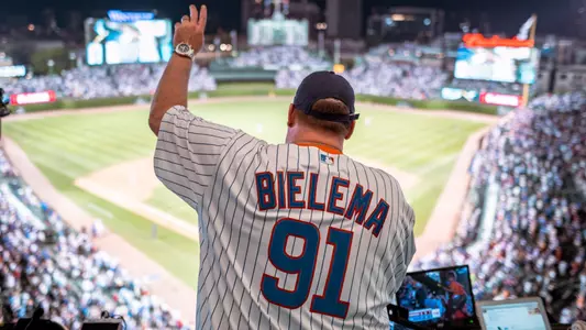 Bielema Cubs Wrigley