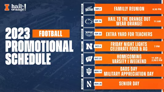 Promo Schedule 2023