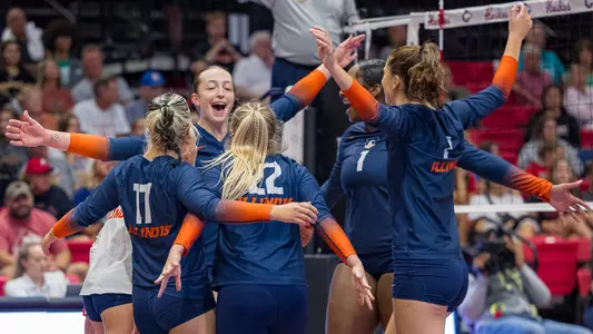 Team celebration - NIU