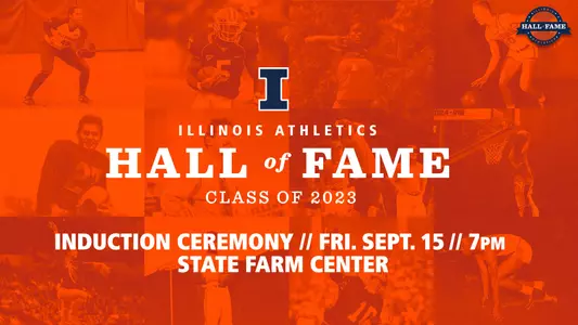 Hall of Fame Ceremony graphic - 2023