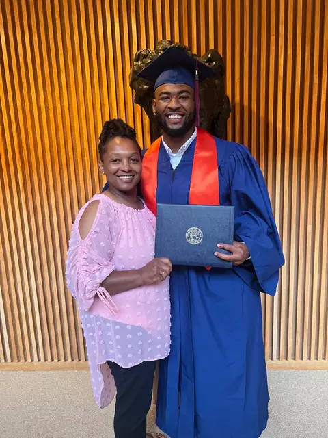 Tarique Barnes graduation
