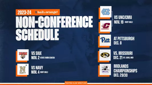 2023 Wrestling Non-Con Schedule Release