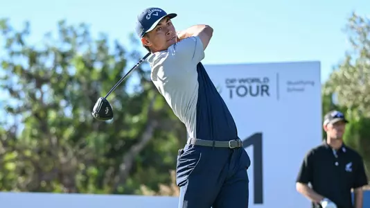 Matthis Besard at DP World Tour Q School 2023 (Getty Images)