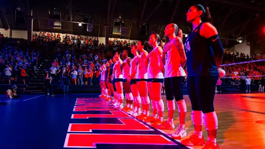 CHAMPAIGN, IL - October 03, 2024 - Photos taken before the match between the Nebraska Cornhuskers and the Illinois Fighting Illini at Huff Hall in Champaign, IL. (Photo By Kevin Snyder/)