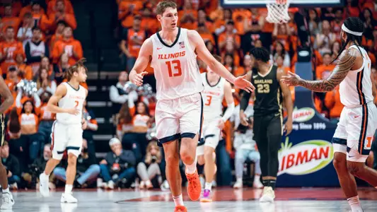 Illinois MBB vs Oakland - Tomislav Ivisic