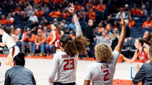 Photos taken during the game between the Lewis Flyers and the Illinois Fighting Illini at State Farm Center in Champaign, IL. (Photo By Madison Dabrowski/Illinois Athletics)