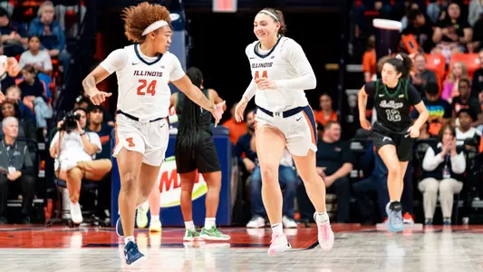 CHAMPAIGN, IL- November 18, 2024 - Photos taken during the game between the Le Moyne Dolphins and the Illinois Fighting Illini at State Farm Center in Champaign, Illinois (Photo By Kevin Snyder/Illinois Athletics)