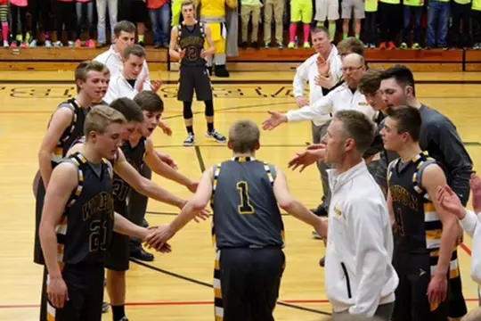 Marcus Domask Waupun High School pregame intro