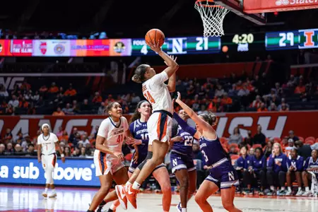2/8/24 Illinois WBB vs. Northwestern (Adalia McKenzie)