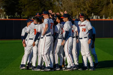 CHAMPAIGN, IL - March 15, 2024 - Photos taken before the game between the Southern Indiana Screaming Eagles and the Illinois Fighting Illini at Illinois Field in Champaign, IL. (Photo By Craig Pessman/Illinois Athletics)