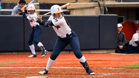 Urbana, IL - April 10, 2024 - Photos taken during the game between the Southern Illinois Salukis and the Illinois Fighting Illini at Eichelberger Field in Urbana, IL. (Photo By Kevin Snyder/Illinois Athletics)