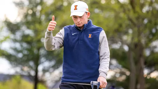 Ryan Voois at 2024 Fighting Illini Spring Collegiate (Kevin Snyder)