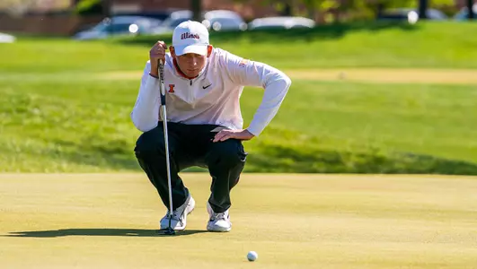 Ryan Voois at 2024 Fighting Illini Spring Collegiate (Kevin Snyder)
