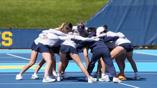 Team Huddle Big Ten Women's Tennis Tournament Second Round
