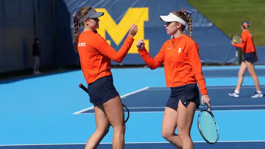 McKenna Schaefbauer - Kasia Treiber doubles Big Ten Tournament quarterfinals