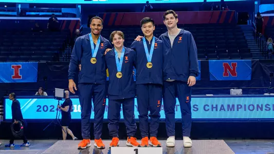 Amari Sewell, Ashton Anaya, Brandon Dang, Connor McCool - Ind. B1G Champions