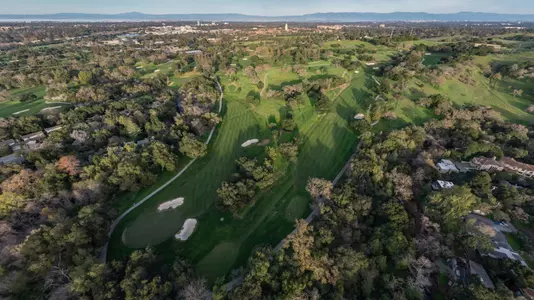 Stanford Golf Course aerial shot