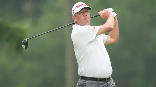 Head Coach Mike Small at 2023 U.S. Senior Open (Getty Images)