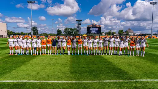 CHAMPAIGN, IL- August 18, 2024 - Photos taken after the match between the DePaul Blue Demons and the Illinois Fighting Illini at Demirjian Park in Champaign, IL. (Photo By Kevin Snyder/Illinois Athletics)