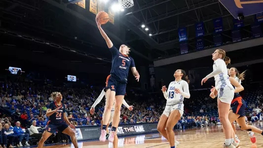 Tulsa, OK - March 28, 2024 - Photos taken during the 2024 WBIT game between the Tulsa Golden Hurricanes and the Illinois Fighting Illini at The Reynolds Center in Tulsa, OK. (Photo By Madison Dabrowski/Illinois Athletics)