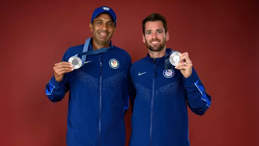 Rajeev Ram Austin Krajicek 2024 Olympics posed