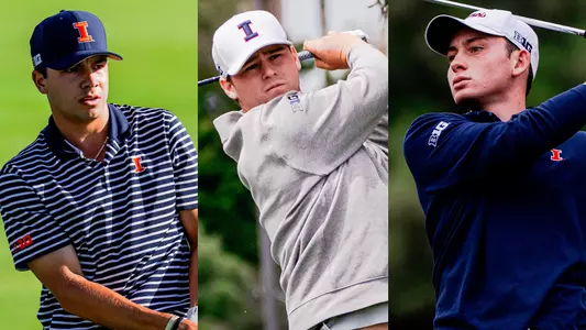 2024-25 Big Ten Men's Golf Preseason Honors composite