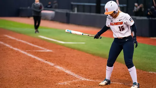 Urbana, IL - April 10, 2024 - Photos taken during the game between the Southern Illinois Salukis and the Illinois Fighting Illini at Eichelberger Field in Urbana, IL. (Photo By Kevin Snyder/Illinois Athletics)