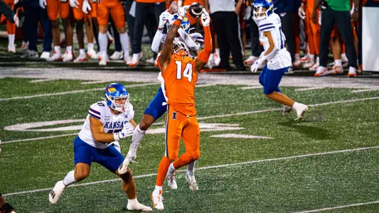 Illinois FB vs. Kansas - Xavier Scott 2