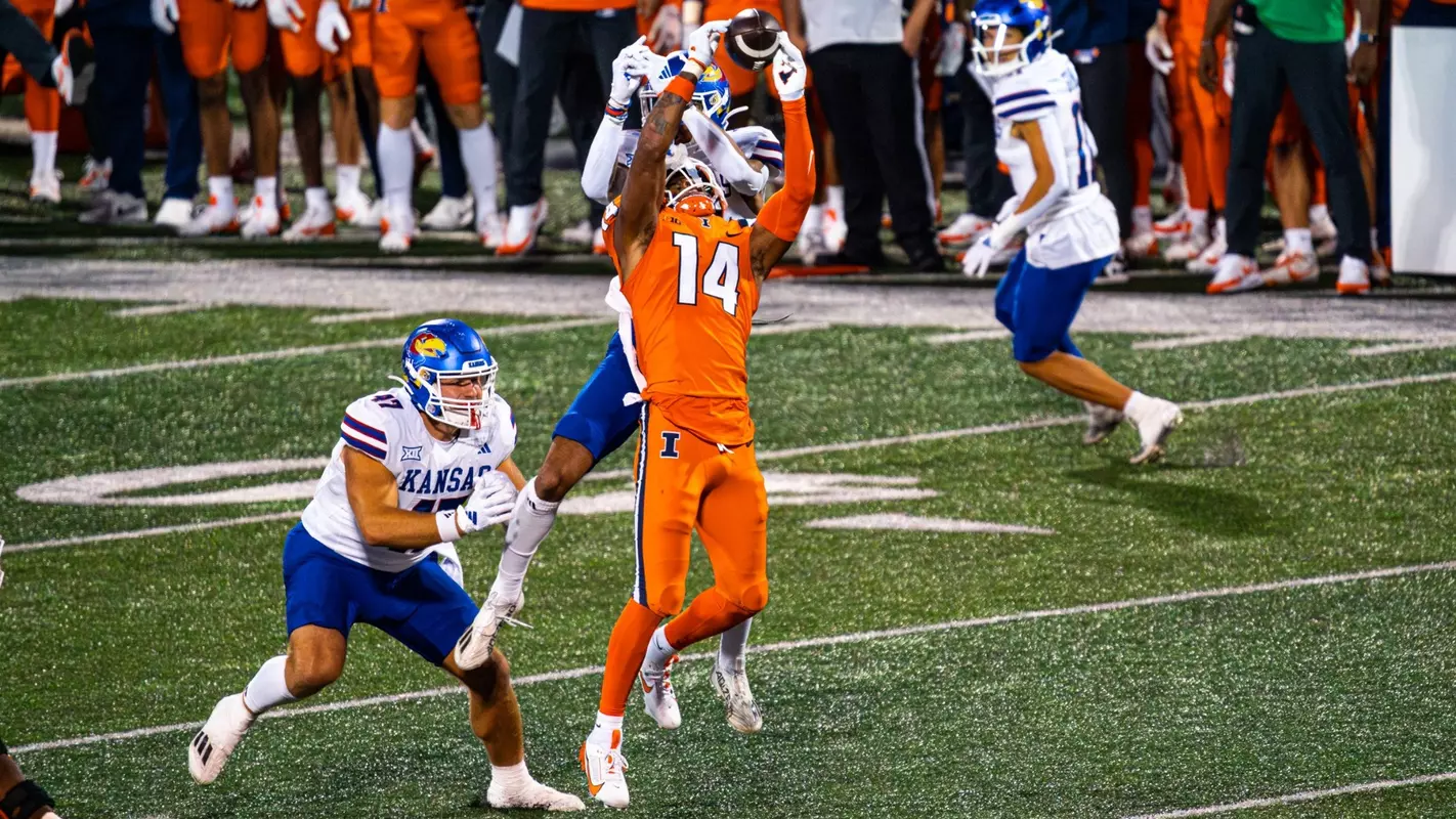 Illinois FB vs. Kansas - Xavier Scott 2