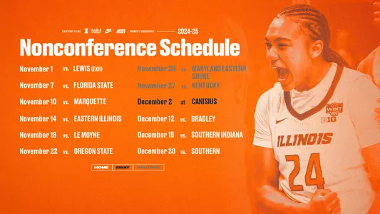 2024-25 WBB nonconference schedule