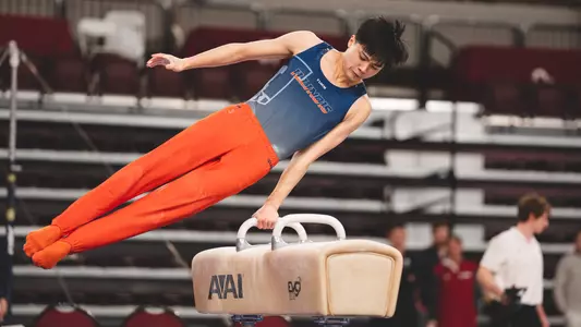 Brandon Dang Pommel Horse at Oklahoma