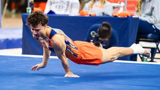 Nathan Whitaker Floor Routine at Orange and Blue
