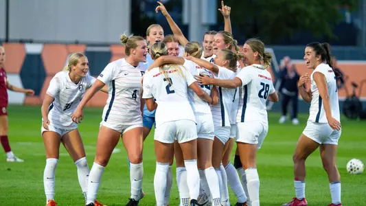 Soccer Team Celebration